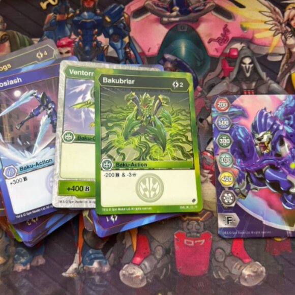Lot of 45 Bakugan Cards Including Geogan Rising Gate 007 - Picture 1 of 1